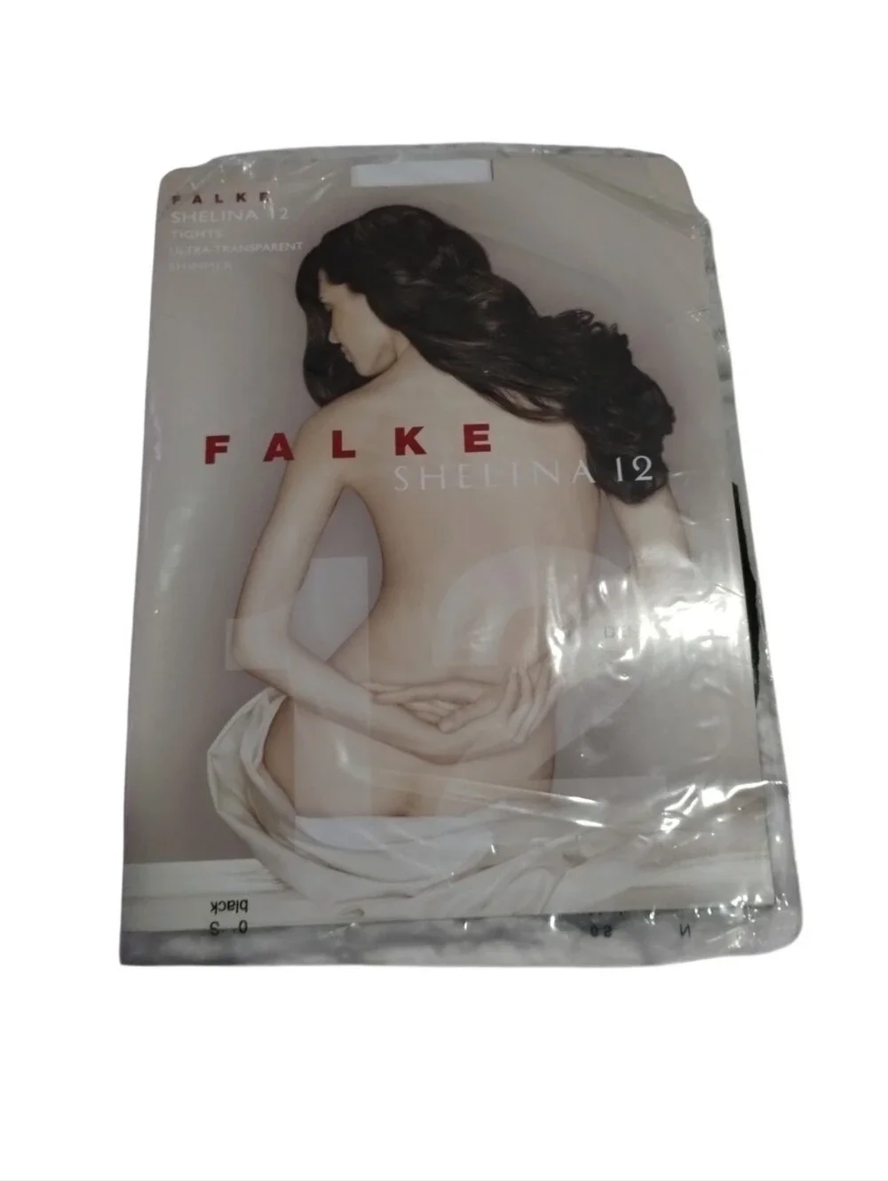 FALKE Shelina 12 Tight Ultra Transparent Shimmer Womens S Pantyhose Stocking